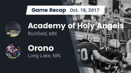 Recap: Academy of Holy Angels  vs. Orono  2017