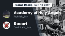Recap: Academy of Holy Angels  vs. Rocori  2017