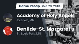 Recap: Academy of Holy Angels  vs. Benilde-St. Margaret's  2018