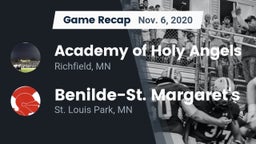 Recap: Academy of Holy Angels  vs. Benilde-St. Margaret's  2020