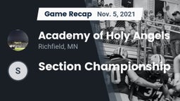 Recap: Academy of Holy Angels  vs. Section Championship 2021