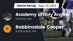 Recap: Academy of Holy Angels  vs. Robbinsdale Cooper  2022