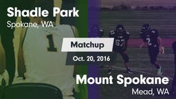 Matchup: Shadle Park High vs. Mount Spokane  2016