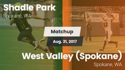 Matchup: Shadle Park High vs. West Valley  (Spokane) 2017