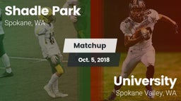 Matchup: Shadle Park High vs. University  2018