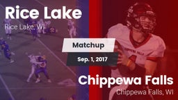 Matchup: Rice Lake High vs. Chippewa Falls  2017