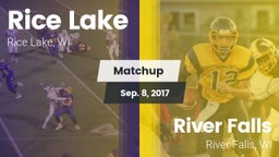 Matchup: Rice Lake High vs. River Falls  2017