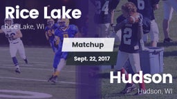 Matchup: Rice Lake High vs. Hudson  2017