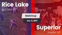 Matchup: Rice Lake High vs. Superior  2017