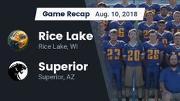 Recap: Rice Lake  vs. Superior  2018