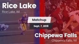 Matchup: Rice Lake High vs. Chippewa Falls  2018