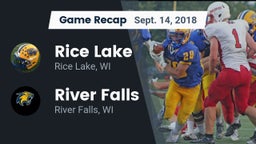 Recap: Rice Lake  vs. River Falls  2018