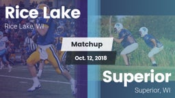 Matchup: Rice Lake High vs. Superior  2018
