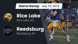 Recap: Rice Lake  vs. Reedsburg 2018