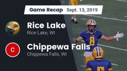 Recap: Rice Lake  vs. Chippewa Falls  2019