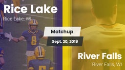 Matchup: Rice Lake High vs. River Falls  2019