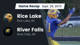 Recap: Rice Lake  vs. River Falls  2019