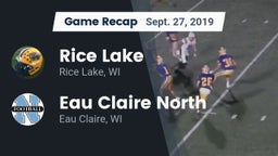 Recap: Rice Lake  vs. Eau Claire North  2019