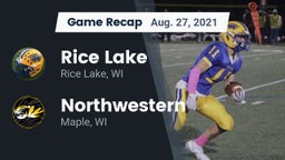 Recap: Rice Lake  vs. Northwestern  2021