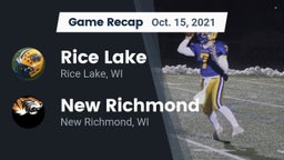 Recap: Rice Lake  vs. New Richmond  2021