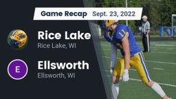 Recap: Rice Lake  vs. Ellsworth  2022