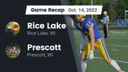Recap: Rice Lake  vs. Prescott  2022