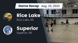 Recap: Rice Lake  vs. Superior  2023