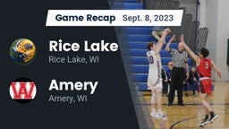 Recap: Rice Lake  vs. Amery  2023