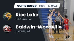 Recap: Rice Lake  vs. Baldwin-Woodville  2023