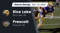 Recap: Rice Lake  vs. Prescott  2023