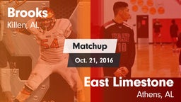 Matchup: Brooks  vs. East Limestone  2016