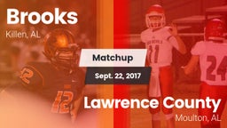 Matchup: Brooks  vs. Lawrence County  2017