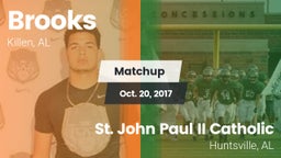 Matchup: Brooks  vs. St. John Paul II Catholic  2017