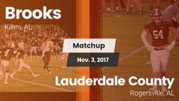 Matchup: Brooks  vs. Lauderdale County  2017