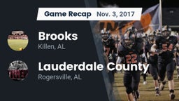 Recap: Brooks  vs. Lauderdale County  2017