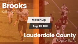 Matchup: Brooks  vs. Lauderdale County  2018