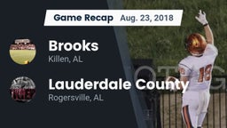 Recap: Brooks  vs. Lauderdale County  2018