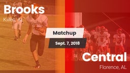 Matchup: Brooks  vs. Central  2018