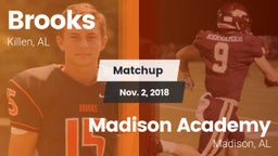 Matchup: Brooks  vs. Madison Academy  2018