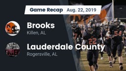 Recap: Brooks  vs. Lauderdale County  2019