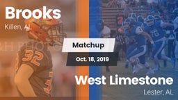 Matchup: Brooks  vs. West Limestone  2019