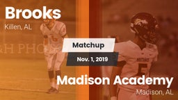 Matchup: Brooks  vs. Madison Academy  2019