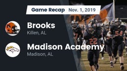 Recap: Brooks  vs. Madison Academy  2019