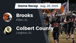 Recap: Brooks  vs. Colbert County  2020
