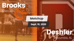 Matchup: Brooks  vs. Deshler  2020