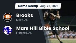 Recap: Brooks  vs. Mars Hill Bible School 2022