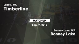 Matchup: Timberline High vs. Bonney Lake  2016