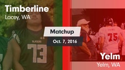 Matchup: Timberline High vs. Yelm  2016
