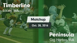 Matchup: Timberline High vs. Peninsula  2016