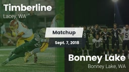 Matchup: Timberline High vs. Bonney Lake  2018